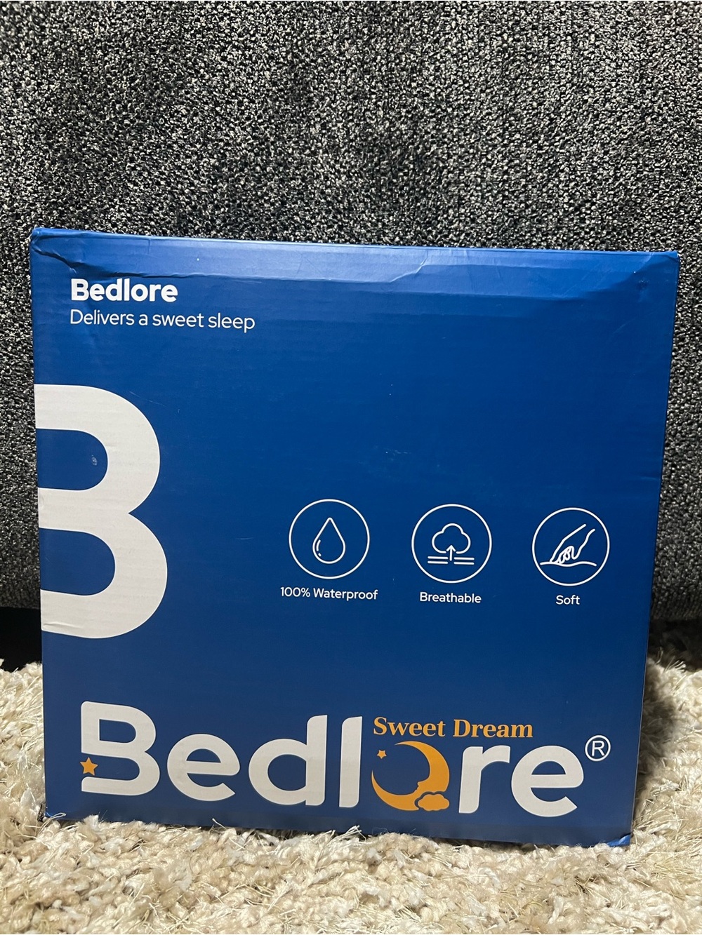 Blue Waterproof Mattress Protector - Sweet Dream